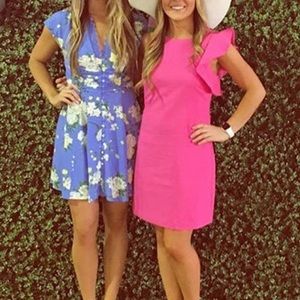 Lulus Pink One Shoulder Dress